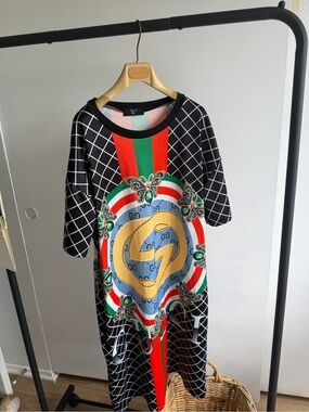 Gucci Striped Top in Black, red, green